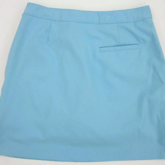 Greg Norman Perfect Fit Sky Blue Golf Skorts Size 6 - Picture 4 of 4